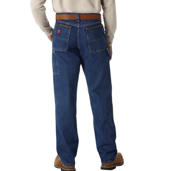 Wrangler RIGGS Carpenter Jeans Room2Move Relaxed Fit Denim Men's 36 New - Picture 6 of 8